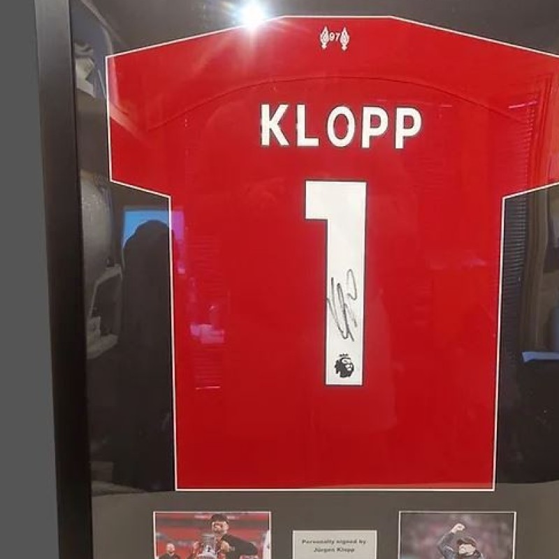 Jurgen Klopp's Liverpool 2023/24 Signed and Framed Shirt 