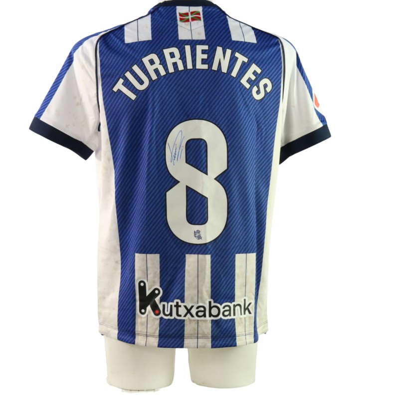 Turrientes' Signed Unwashed Shirt, Real Sociedad vs Celta Vigo 2026