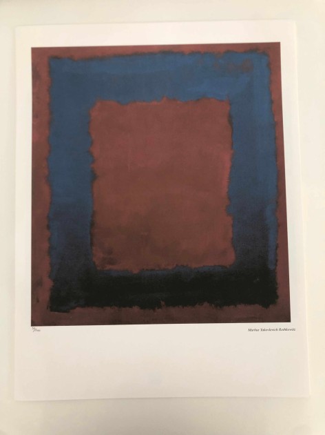 Mark Rothko Signed Offset Lithograph