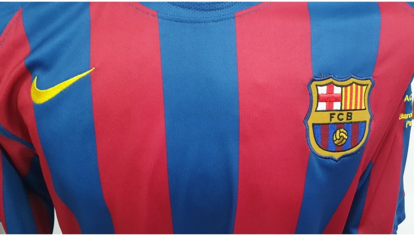 Ronaldinho Official Barcelona Shirt, 2006/07 - CharityStars