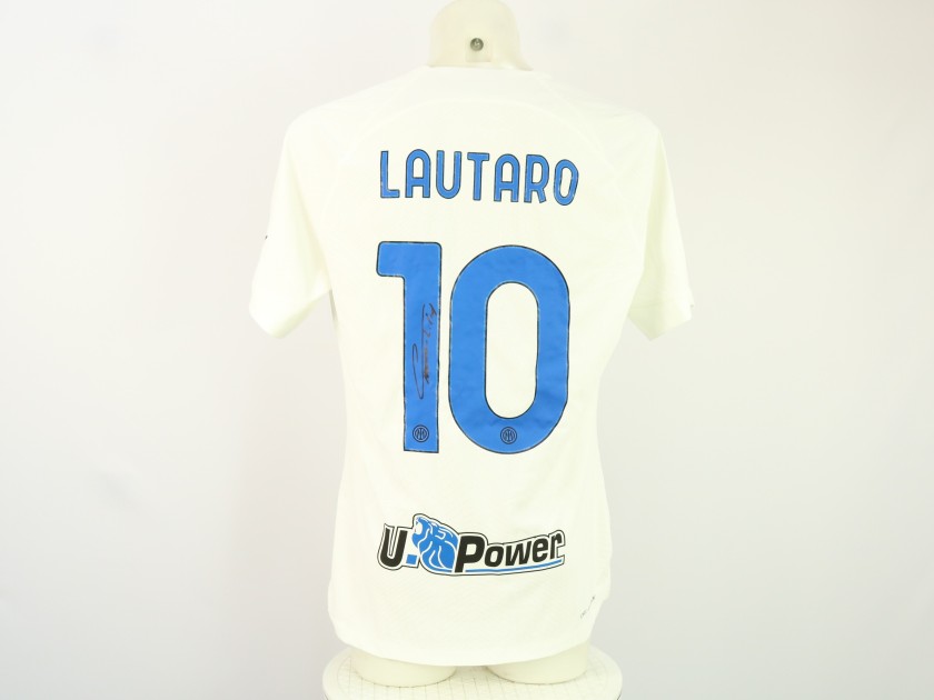 Lautaro's Inter Milan Signed Match Shirt, 2023/24 
