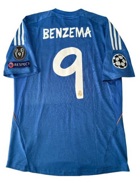 Benzema's Real Madrid UCL 2013/14 Match-Issued Shirt, vs Galatasaray