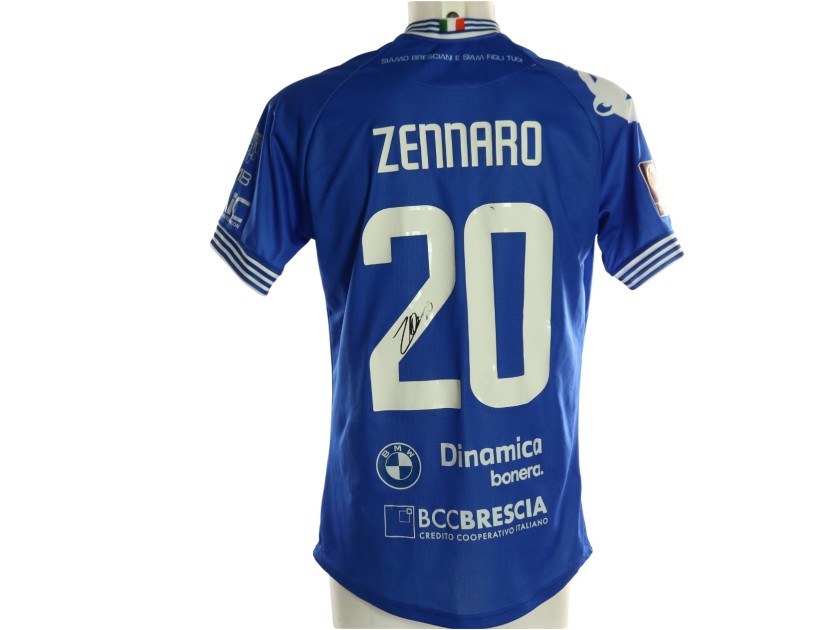 Zennaro's Signed Unwashed Shirt, Union Brescia vs Salernitana 2026