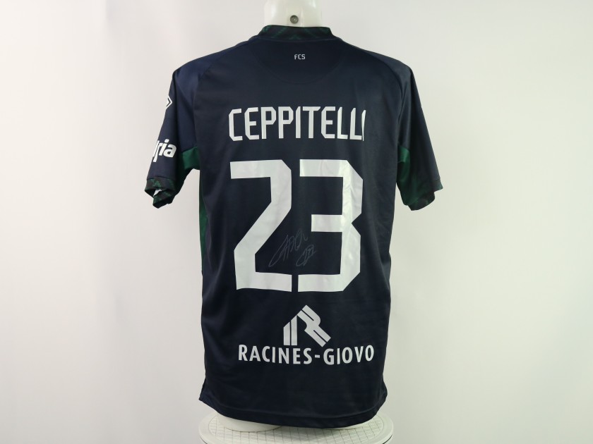 Ceppitelli's Signed Unwashed Shirt, Cesena vs Sudtirol 2024