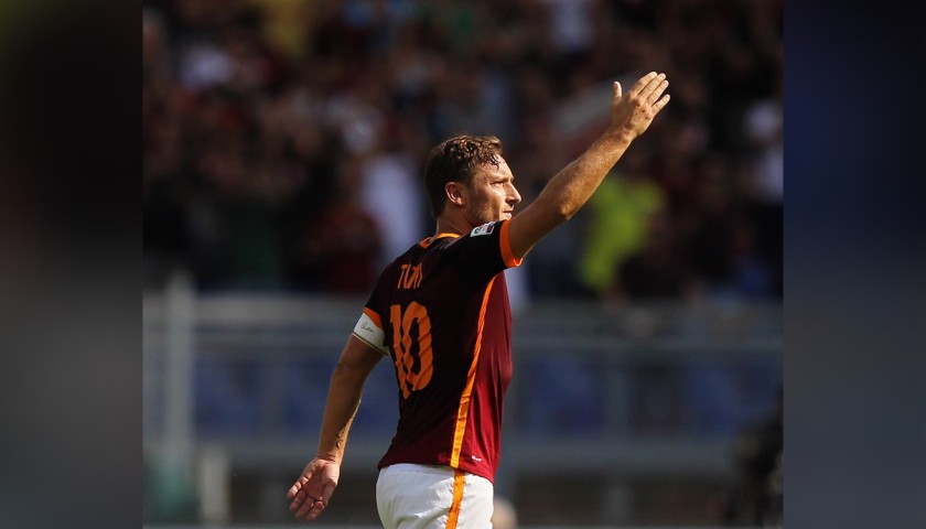 Totti's Roma Match Shirt, Serie A 2015/16