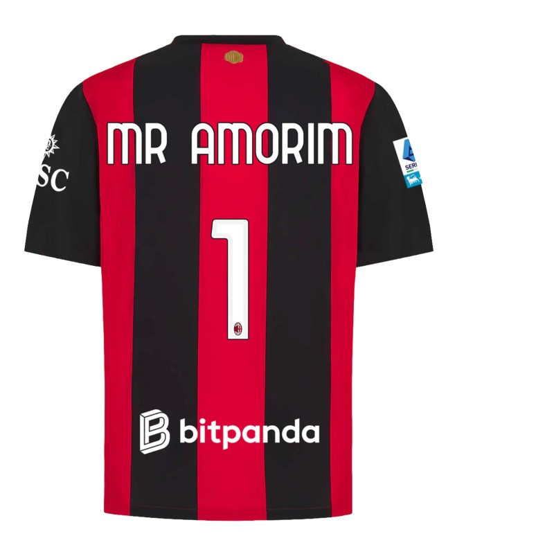 Amorim's AC Milan 2026/27 Signed with Personalised Dedication Shirt