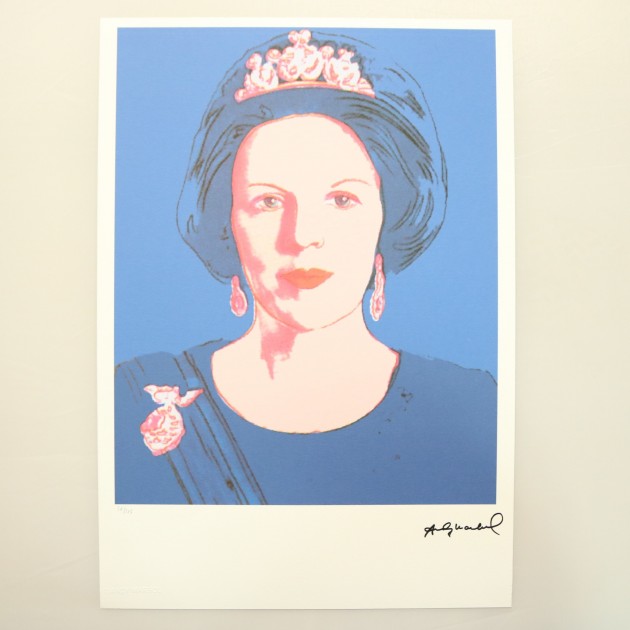 Andy Warhol "Queen Beatrix of the Netherlands" Signed Limited Edition