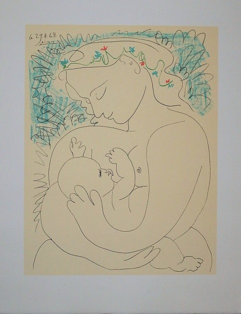 'Maternity' Lithograph by Pablo Picasso