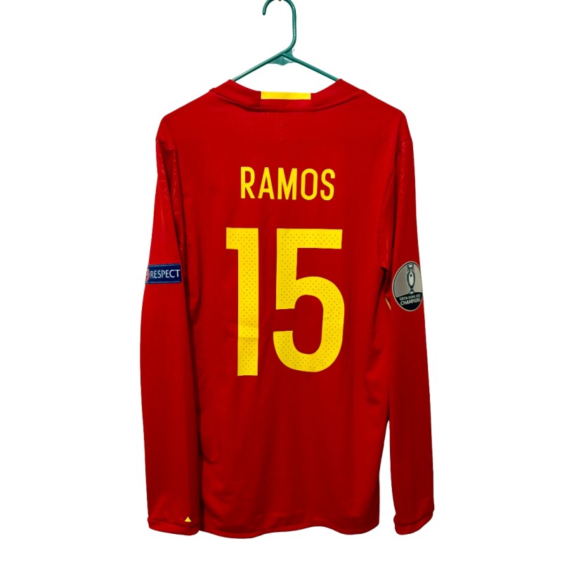 Maglia Player Issue Sergio Ramos Spagna EURO 2016, vs Turchia