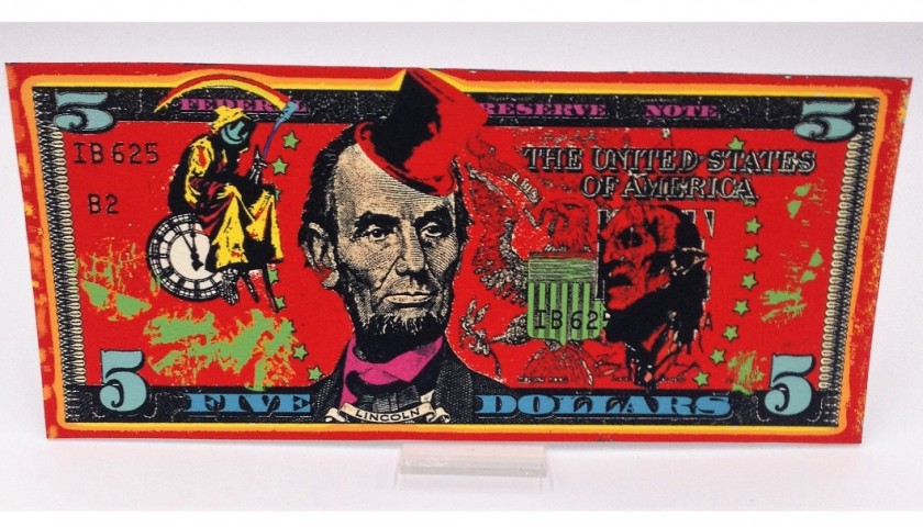 "5$ Not Banksy Vs Abraham Lincoln Vampire Hunter" by G.Karloff