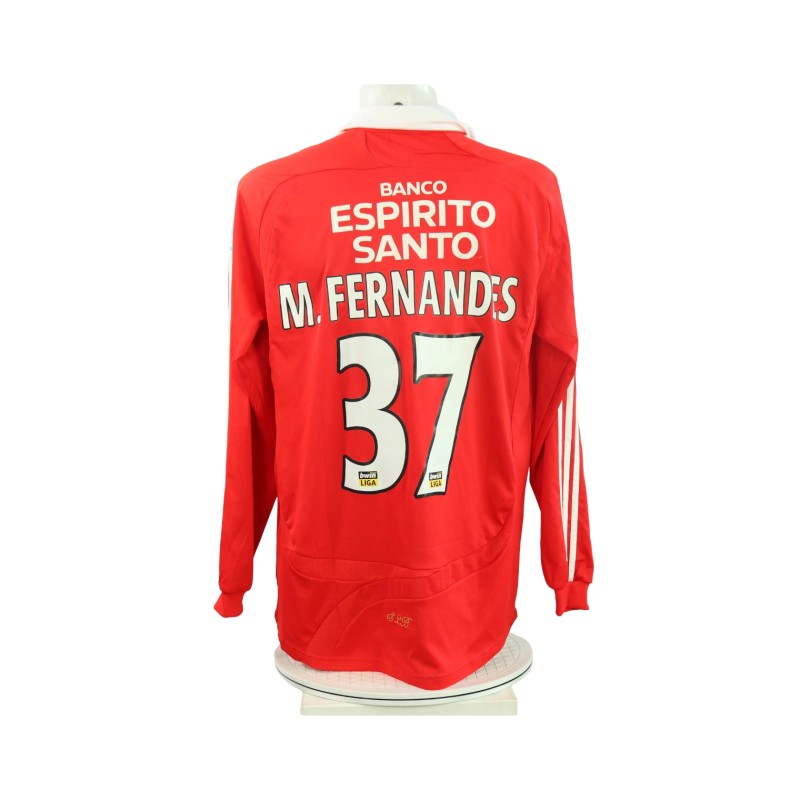 Fernandes' Benfica Match-Issued Shirt, 2005/06