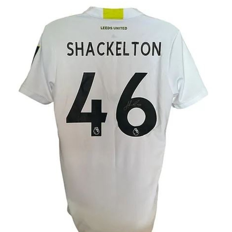 Maglia ufficiale firmata da Jamie Shackleton per il Leeds United 2021/22