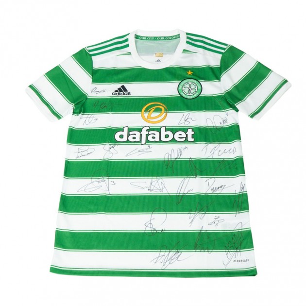 Celtic FC 2021/22 Squad Signed Shirt