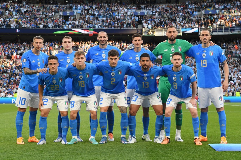 Pellegrini's Match Shirt, Italy-Argentina 2022