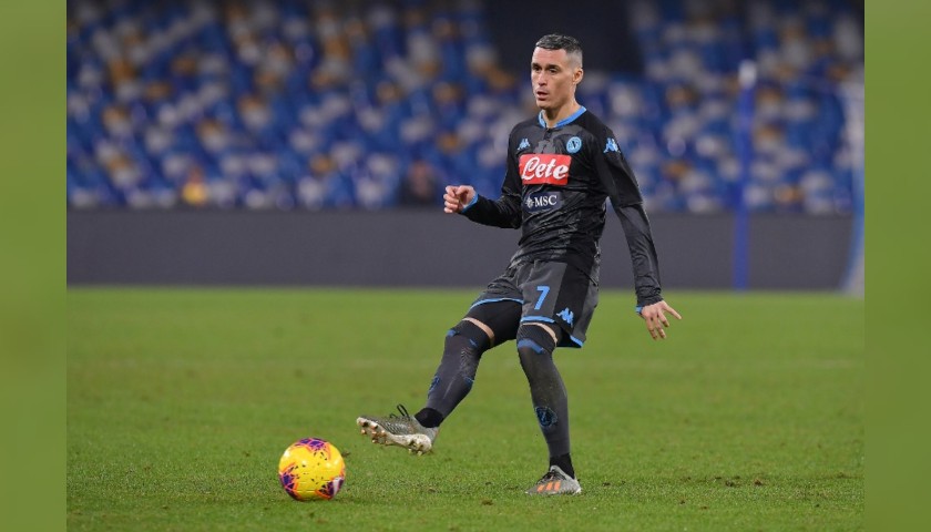 Callejon's Napoli Worn and Signed Shorts, Napoli-Parma 2019 
