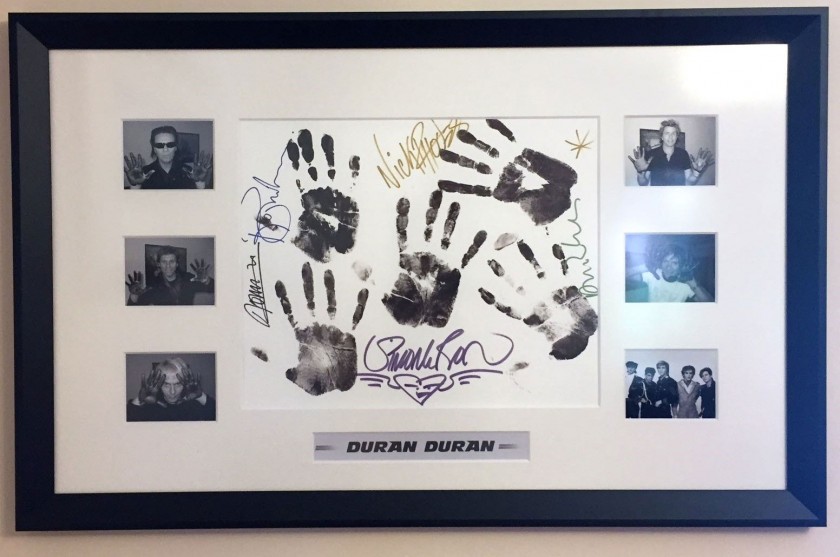 Duran Duran Original Pressed and Signed Hand Prints