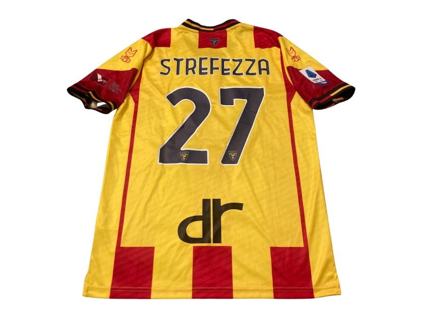 Strefezza's Lecce Match-Issued Shirt, 2023/24