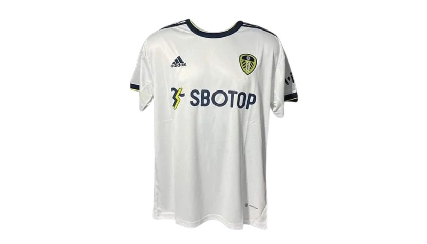 Leeds United Away Soccer Jersey 22-23 Brenden Aaronson