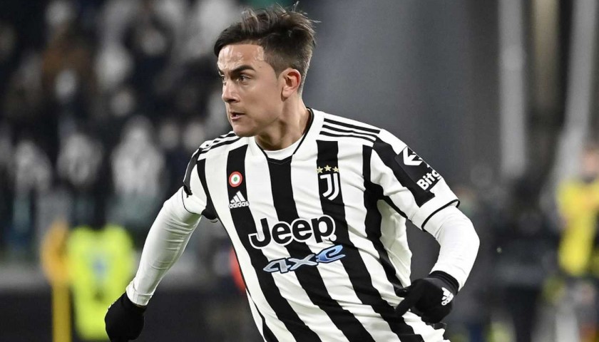 Dybala Official Juventus Signed Shirt, 2021/22