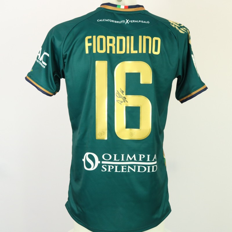 Fiordilino's CALCIATORIBRUTTI Unwashed Signed Shirt, Feralpisalò vs Parma 2024