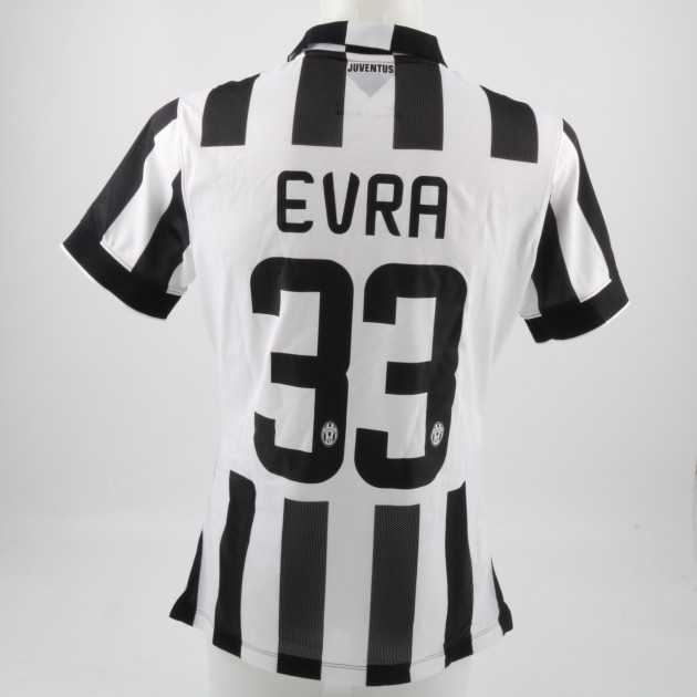 Juventus No33 Evra Home Jersey