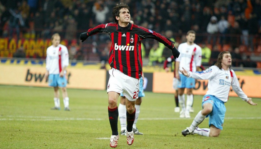 Kaka's AC Milan Match-Issued Signed Shirt, 2006/07 