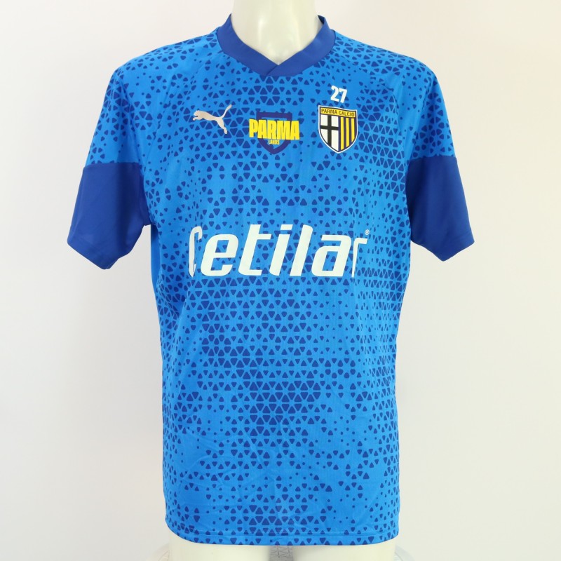 Hernani's Parma Worn Pre-Match Shirt, 2023/24