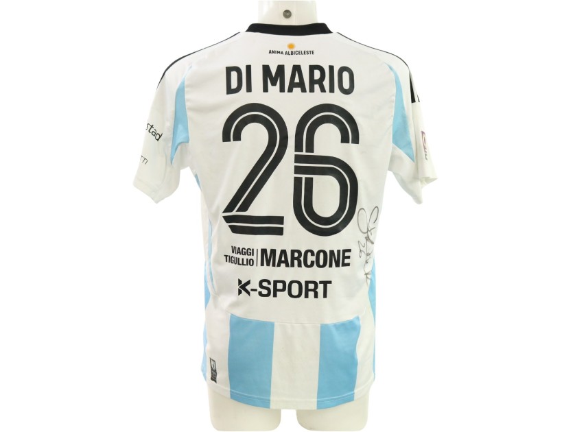 Di Mario's Virtus Entella vs SPAL Signed Unwashed Shirt, 2025