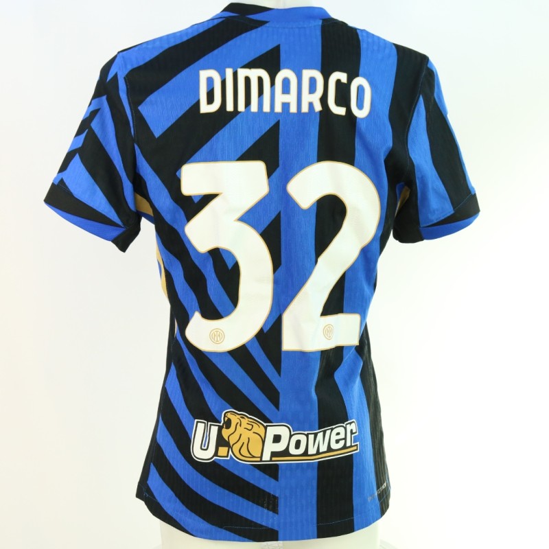 Dimarco's Inter Unwashed Match-Issued Shirt 2024/25