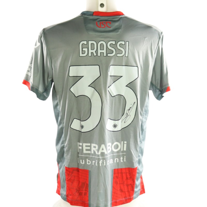 Grassi's Signed Unwashed Shirt, Udinese vs Cremonese 2026