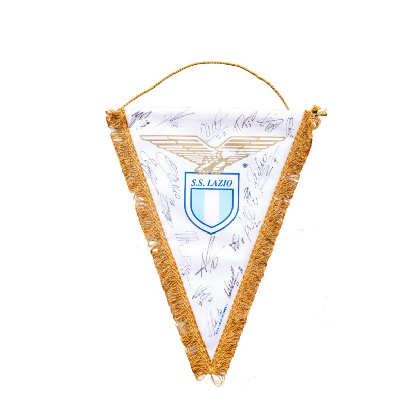 Official SS Lazio pennant - Signed by the team