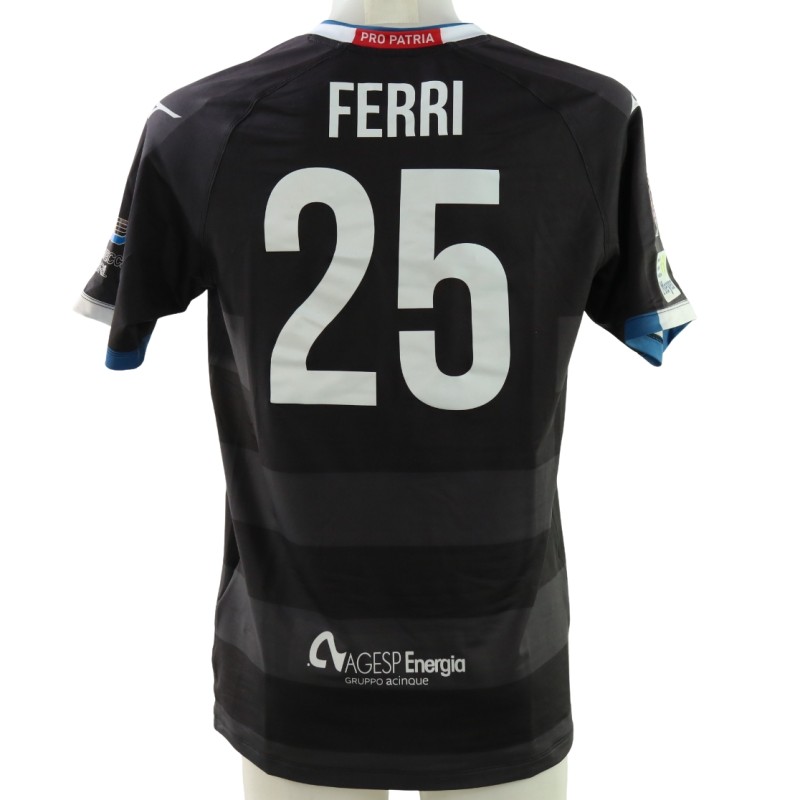 Ferri's Unwashed Match-Worn Shirt, Padova vs Pro Patria  2025