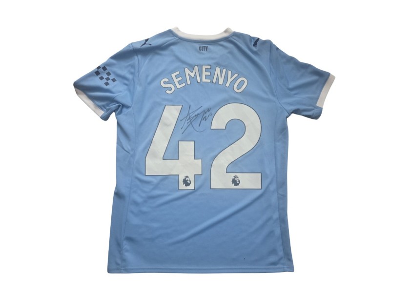 Antoine Semenyo's Manchester City 2025/26 Signed Official Shirt
