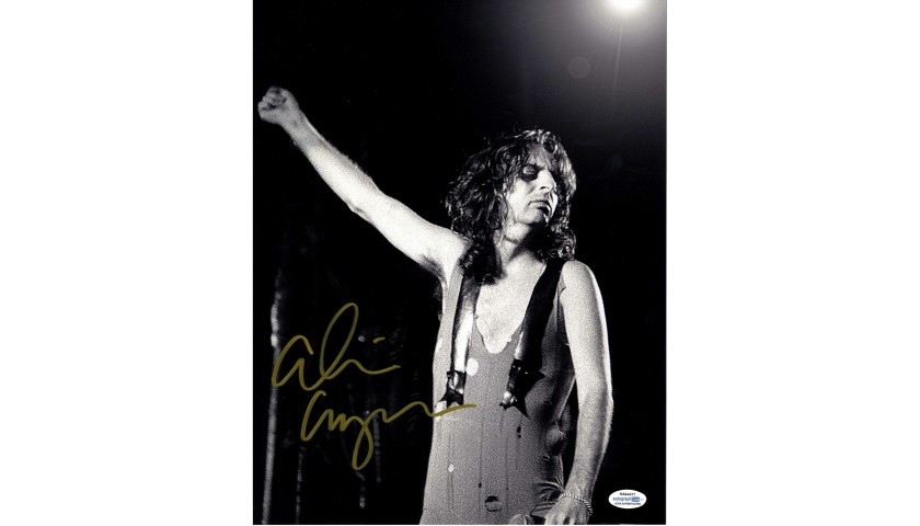 Alice Cooper Hand Signed Photograph