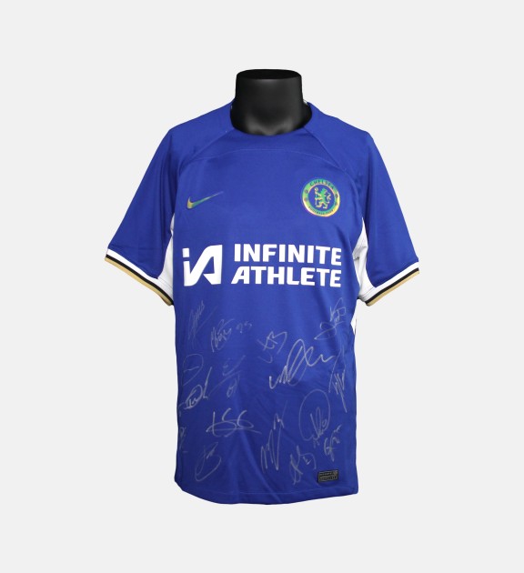 Chelsea FC 2023/2024 Squad Signed Home Shirt