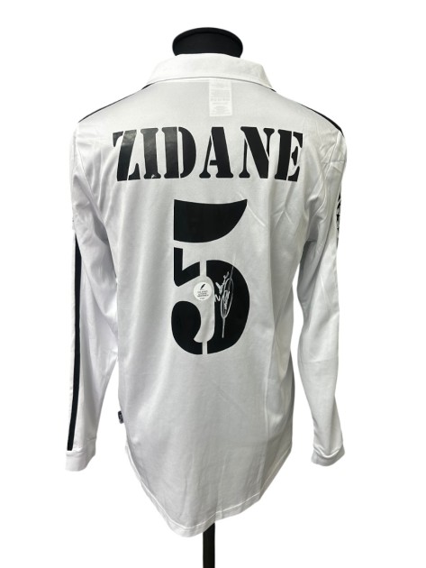 Maglia Ufficiale Zidane Real Madrid, UCL 2001/02 - Autografata