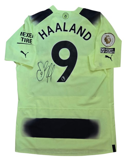 Haaland's Signed Match-Issued Shirt, Southampton vs Manchester City 2023