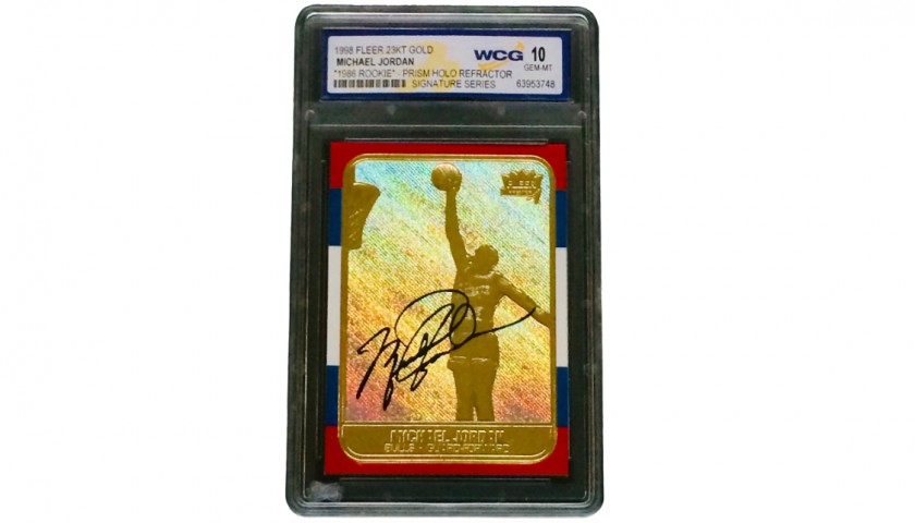 Limited Edition Gold Card Michael Jordan
