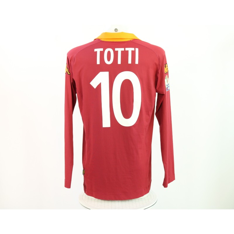 Totti's Roma Issued Shirt, Coppa Italia 2012/13