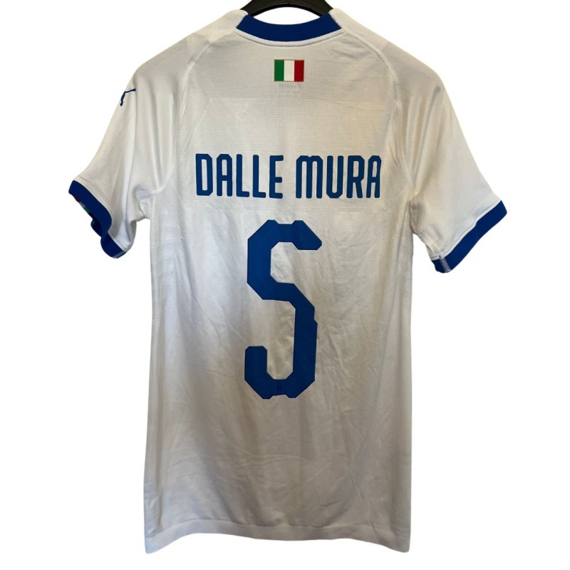 Dalle Mura's Italy U19 Match-Issued Shirt, 2019/20