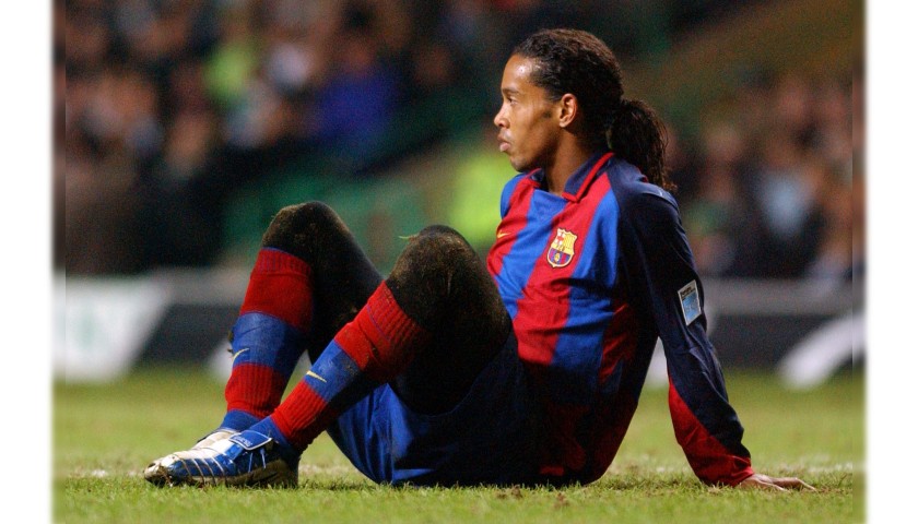 Ronaldinho's Official Barcelona Signed Shirt, 2003/04