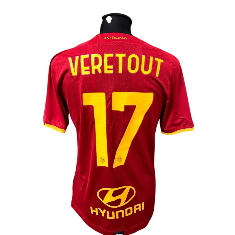 Veretout's Roma Match-Worn Shirt, 2021/22
