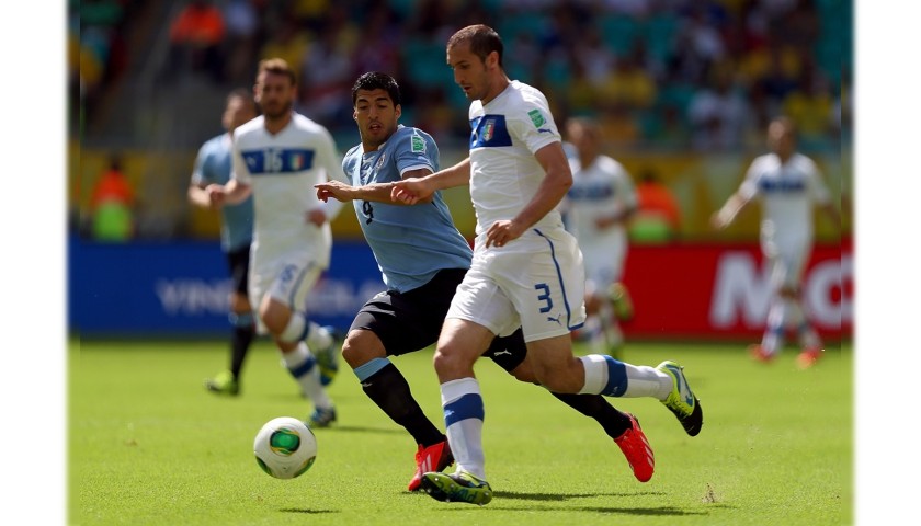 Chiellini's Match Shirt, Uruguay-Italy 2013