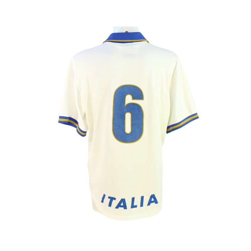 Nesta's Italy Match-Issued Shirt, 1996