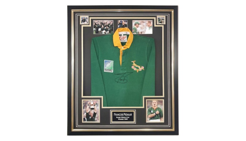 Francois Pienaar's Signed Shirt - Rugby World Cup 1995 
