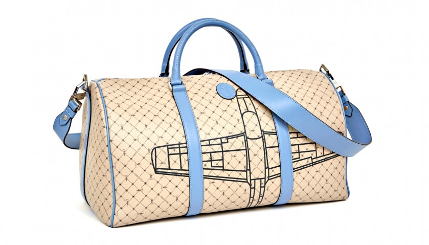 Trussardi Men's Monogram Duffle Bag