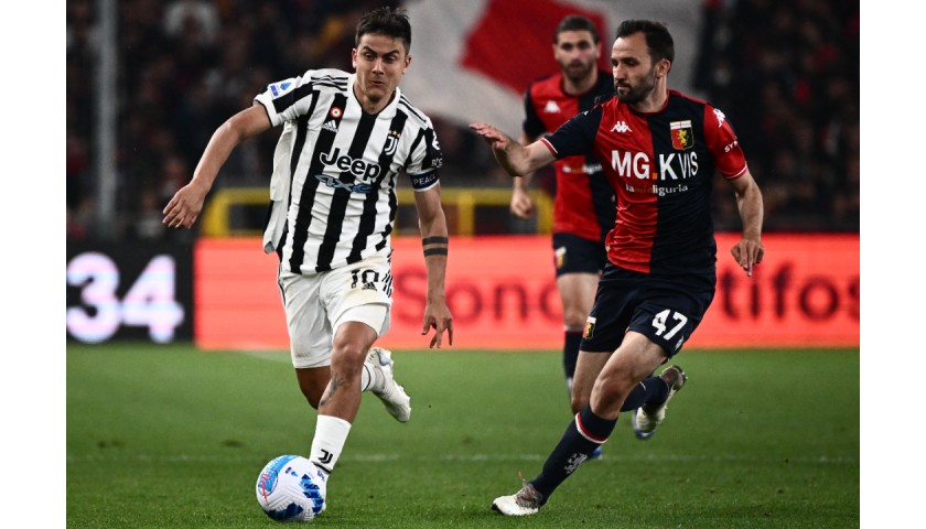 Badelj's Match-Issued Signed Shirt, Genoa-Juventus 2022 