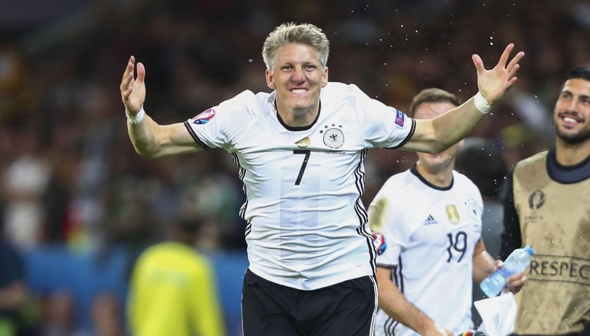 Schweinsteiger's Match-Issued/Worn Shirt, Italy-Germany Euro 2016
