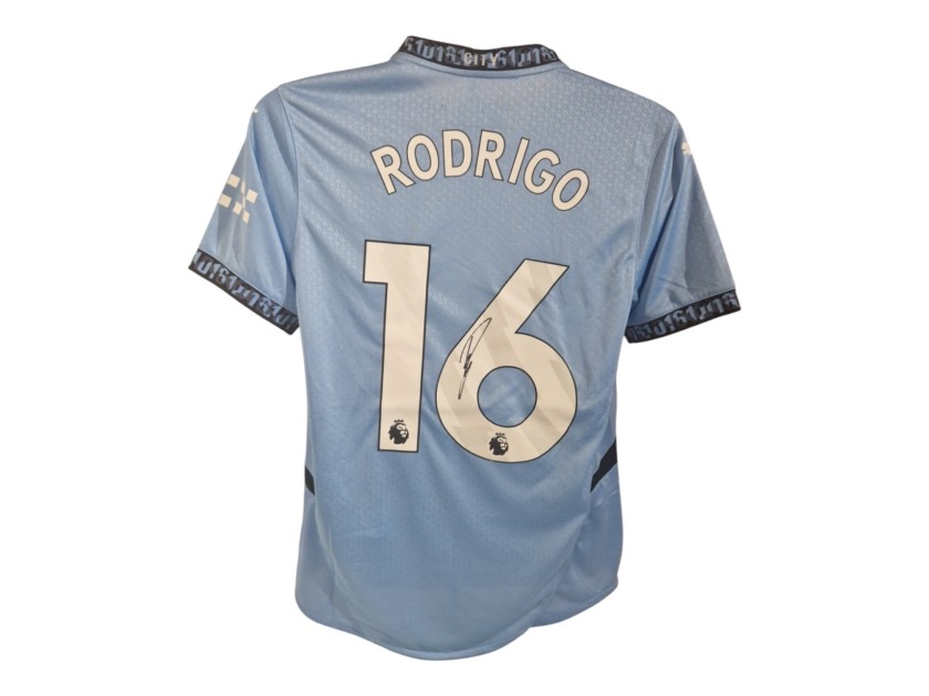 Rodrigo's Manchester City 2024/25 Signed Replica Shirt