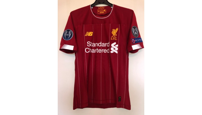 liverpool 2019 champions league jersey